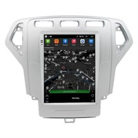 Autoradio avec écran tactile vertical IPS de 9,7 pouces pour Ford Mondeo Mk4 2007-2010, lecteur GPS Android, Carplay, autoradio stéréo vidéo