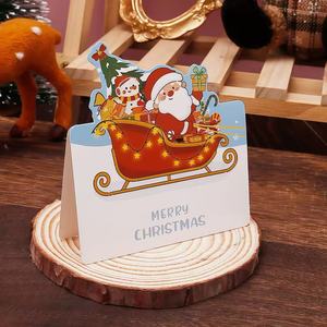 Globo de Nieve Navideño con Diseño de Carrusel de Dibujos Animados, Adorno de Papel Artístico, Regalo Escolar para Niños, Souvenir - Product Image 1
