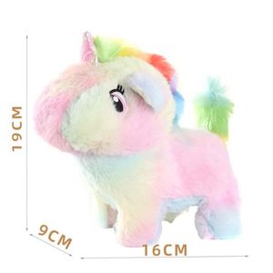 Unicornio Eléctrico de Peluche Caminante, Juguete Realista con Movimiento, Animal de Peluche Interactivo, Mascota Electrónica con Movimiento Simulado para Niños - Product Image 4