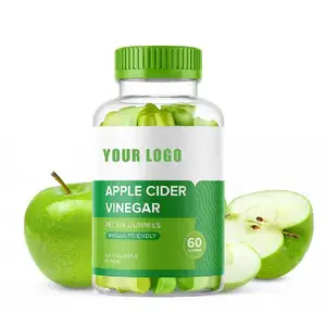 FREE OEM ODM 100% Pure natural Slim Beauty Products shape Slimming Weight Loss Candy Cider Vinegar Gummies with Mother