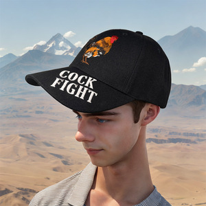 <span class=keywords><strong>Gorra</strong></span> de Béisbol de Alta Calidad de 6 Paneles con Logotipo Bordado Personalizado, Tela de Sarga 100% Algodón, para Negocios, Deportes, Letras, Animales, Venta al por Mayor - Product Image 4