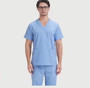 सस्ती शुद्ध कपास सर्जरी दंत क्लिनिक ने चिकित्सा विशेष कामकाजी कपड़े हाथों से महिलाओं और पुरुषों के लिए कपड़े धोने के कपड़े - Product Image 2