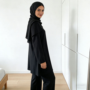 Custom Muslim Women Swimwear Full Cover Burkini 3-Piece Set Quick-Dry Modest Bathing Suit - Product Image 6