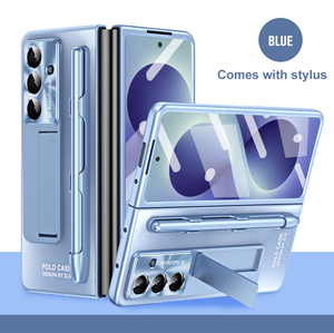 เคส AG Matte ชุบเคลือบเงาแบบ 2 in 1 พร้อมที่เก็บปากกา <span class=keywords><strong>S</strong></span> <span class=keywords><strong>Pen</strong></span> และขาตั้ง ป้องกันรอยนิ้วมือ กันกระแทก สำหรับ Samsung Z Fold 8 รุ่นใหม่ ขายดี - Product Image 1