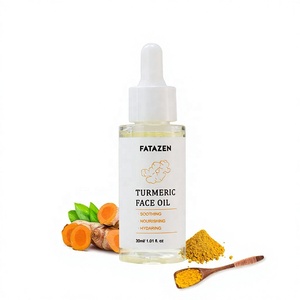 Turmeric <b>Face</b> Oil <b>Serum</b> Essence Natural Nourishing Soothing Skincare Essence 30ml OEM Custom - Product Image 1