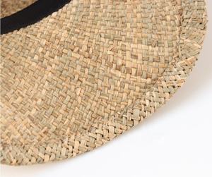 Handgemaakt Hawaii Natuurlijk Zeegras Stro <span class=keywords><strong>Trucker</strong></span> Hoed - Product Image 5