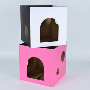 Rascador para Gatos de Doble Capa, Juguete de Cartón Resistente para Gatos de Interior - Product Image 1