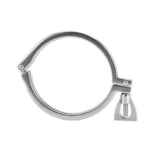 Collier de serrage à broche unique en acier inoxydable SS304 de type moyen, raccord de tuyauterie <span class=keywords><strong>JLE</strong></span>, qualité supérieure, réglable en pouces pour usage industriel - Product Image 2