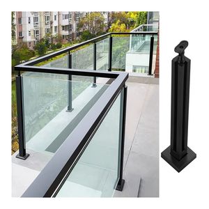 Prima – Balustrade élégante en verre trempé avec support de fixation pour escaliers intérieurs et étages en <span class=keywords><strong>mezzanine</strong></span> - Product Image 4