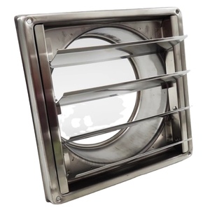 Couvercle d'aération <span class=keywords><strong>extérieur</strong></span> réglable Sortie de soupape à disque en acier inoxydable bon marché <span class=keywords><strong>pour</strong></span> la conception carrée et ronde de la climatisation - Product Image 1