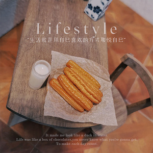 Décorations miniatures pour maison de poupée Ob11, accessoires, modèle d'aliments simulés, <span class=keywords><strong>mini</strong></span> churros au lait de soja I143 - Product Image 2