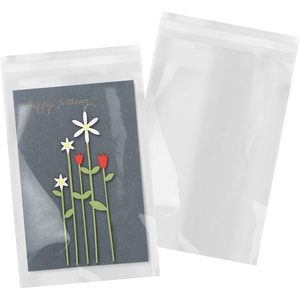 Cellophane <b>Bags</b> 6x9 Clear Self Sealing Resealable For A7 A8 A9 Cards Envelopes Bakery Treats <b>Packing</b> Storage - Product Image 1