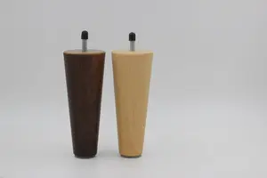 150mmH Wholesale Plastic Furniture Leg Sofa Feet With Wood Grain Color