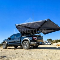 Auvent latéral premium pour SUV, double poteau 270 degrés sans LED, abri de camping extérieur pour aventure tout-terrain 4x4