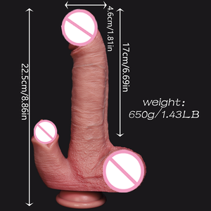 防水リモコン付き巨大ディルド 9段階振動 液体シリコン製舌舐めバイブレーター 強烈なGスポット刺激 大人のおもちゃ - Product Image 6