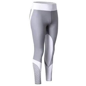 Pantalones deportivos ajustados PRO para mujer, para entrenamiento de Yoga Pantalones estampados, mallas elásticas de secado rápido para Fitness