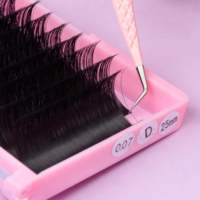 Extensions de cils colorées rouge, violet, bleu, rose, blanc, marron, fluo – Faux cils individuels en soie pour volume russe