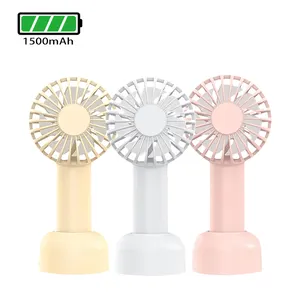 Battery Mini Handheld Fan Personal Hand USB Rechargeable Small Pocket Portable Handy Mini Hand Held Fan