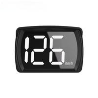 Head-Up Display GPS Mobil Baru dengan Alarm Kecepatan Berlebih GPS Terintegrasi, Plug & Play, Layar Lebar OLED, Unit Kecepatan Digital KMH/MPH