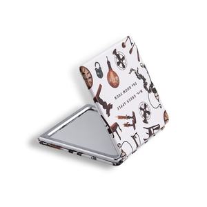 Hot Sale Small Gift <b>Rectangle</b> Shaped Pocket Portable Ladies Makeup PU Leather Compact <b>Mirror</b> - Product Image 6