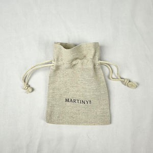 Free Design Small Eco-Friendly <strong>Jute</strong> Packing Bag Custom Logo Nature Color <strong>Jute</strong> Pouch Biodegradable <strong>Jute</strong> Dust Bag With Drawstring - Product Image 3