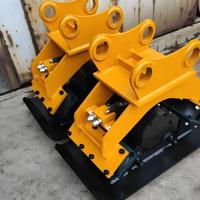 Compacteur de plaques hydraulique 3-40 tonnes, accessoire compacteur de sol vibrant pour excavatrice, moteur personnalisé CE OEM, garantie 1 an