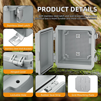 Boîtier de jonction électrique étanche robuste pour remorque, 150*150*90mm, pour extérieur