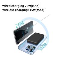 Batteries externes magnétiques ultra-minces personnalisées 5000 mAh et 10000 mAh – Chargeur portable 5000 mAh et 10000 mAh pour iPhone et accessoires de téléphonie mobile