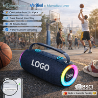 Gadget Genial: Caja de Radio FM Hi-Fi con Woofer, Tecnología para Fiestas, Alexa Mini para Altavoz Bluetooth con Máquina de Ruido Blanco, Tecnología Bass DJ