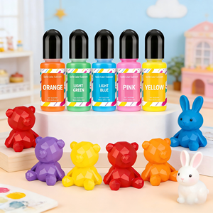 Marcadores de Color Sólido AB, Tintes UV para Joyería, Manualidades, 18 Colores Opacos de Alta Visibilidad, Pigmento Orgánico de Óxido de Hierro, 10 ml/Botella - Product Image 1