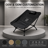Chaise de camping pliable avec pieds antidérapants, stable et durable, pour le camping, la plage, la pêche, le jardin, la terrasse