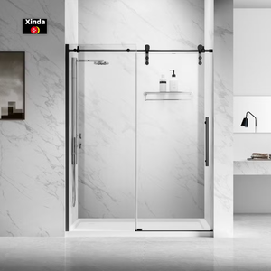 Coin Quadrant <span class=keywords><strong>Armoire</strong></span> de douche Salle de bain <span class=keywords><strong>Porte</strong></span> de douche <span class=keywords><strong>coulissante</strong></span> en verre trempé - Product Image 1