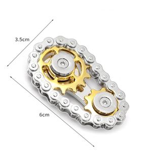 Spinner de Dedo con Engranajes de Piñón y Cadena, Giroscopio Metálico - Product Image 6