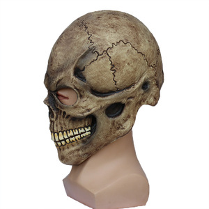 Máscara de Calavera de Terror, Talla Única, Accesorio de Disfraz de Halloween para Cosplay, Casa Embrujada, Escape Room, Escena de Terror - Product Image 4