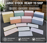 Nuevo Teclado Magic Keyboard A2449 (con Touch ID) USB-C Inalámbrico de Tamaño Completo para Computadoras M1 iMac Mac - Morado