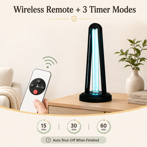 Lampe de désinfection <span class=keywords><strong>UVC</strong></span> sans ozone 38W, fabrication professionnelle OEM ODM, avec logo personnalisé et démarrage retardé de 30 secondes pour les propriétaires de marques mondiales - Product Image 6