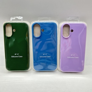 Fundas Protectoras de Silicona Líquida Personalizadas de Envío Rápido para Teléfono Móvil 17 <span class=keywords><strong>Pro</strong></span> para <span class=keywords><strong>iPhone</strong></span> 15 16 <span class=keywords><strong>Pro</strong></span> <span class=keywords><strong>Max</strong></span> 17 Funda de Silicona para Teléfono - Product Image 6