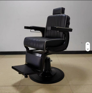 Durable Synthetic <b>Leather</b> Barber Chair, Business Style Modern 360 Degree Rotating Reclining Hydraulic <b>Pump</b> - Product Image 6