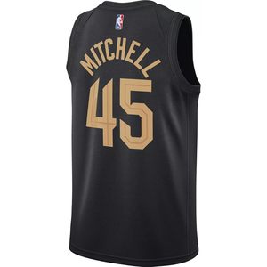 Maillot de basket-ball Cleveland Cavaliers <span class=keywords><strong>Donovan</strong></span> <span class=keywords><strong>Mitchell</strong></span> 45 Black Statement Edition Youth Swingman Jersey, vêtements de basket-ball anti-humidité - Product Image 3