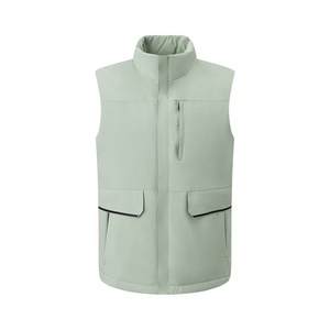 Fabricantes de ropa personalizados 280 gramos alta calidad nueva colección Primavera/Verano Chaleco con cuello alto y sin mangas - Product Image 4