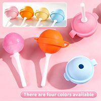 Moule à sucettes glacées en silicone, moules à bâtonnets glacés faits maison, moule à crème glacée en silicone pour sucettes et bâtonnets glacés