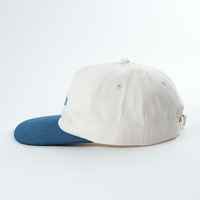 5-delige ongestructureerde terry sportcaps met licht gebogen klep, aangepaste borduurlogo's, fruit-/stippenpatroon, hoeden in verschillende kleuren