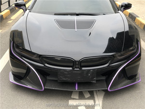 Nouveau kit carrosserie en fibre de carbone ZNDR style haut de gamme pour I8 2014-2020 : lèvre avant, diffuseur, spoiler, jupes latérales de remplacement - Product Image 2