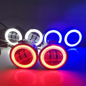 Nissan Led Fog <b>Lights</b> <b>Projector</b> With Angel Eye Ring For Patrol Tiida Murano Sylphy X Trail Retrofit Upgrade - Product Image 1