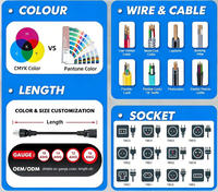 Cable de Alimentación con Certificación INMETRO Brasil NBR 14136 AS/IEC, 2/3 Pines, AC, C5/C13/C7, 15A/20A, 250V, IP53, Personalizado, Venta al Por Mayor para el Hogar