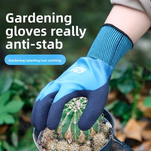 Gants de jardinage anti-perforation et imperméables en plastique pour la prospection en bord de mer, la plantation de fleurs, la culture des roses, le désherbage – Conçus pour les jardiniers - Product Image 2