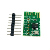 Placa de evaluación de módulo BT BLE CH9141K-EVT CH9141K, UART inalámbrico de largo alcance de 100 m con comandos AT, placa de desarrollo de bajo consumo