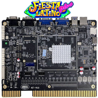 HET Fiesta Latino Plus Carte de jeu de compétences avec fonction Wild simple et double, Carte PCB espagnole à monnayeur pour machine de jeu d'arcade