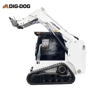 DIG DOG Mini-Kompakt lader mit Bürstens ch neider aufsatz Kettenlader-Kompakt lader Kompakt lader