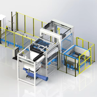 Machine d'ouverture automatique de sacs avec compacteur de sacs à déchets pour l'industrie de transformation des plastiques